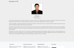 About Us Page - Professional Web Design and Development Project by Revelation BD for EUROZONE GROUP