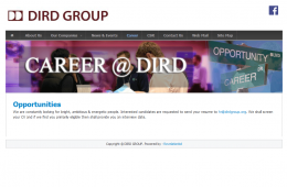 Career Page - Company Page - Professional Web Design and Development Project by Revelation BD for DIRD Group
