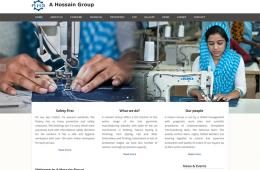 Professional Web Design and Development Project by Revelation BD for A Hossain Group