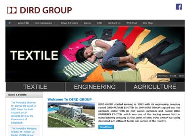 Professional Web Design and Development Project by Revelation BD for DIRD Group